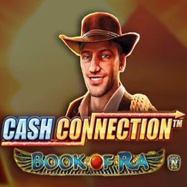 Cash Connection Book Of Ra casino game by Novomatic – featured logo at Gambiva Casino