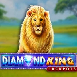 Diamond King Jackpots slot visual from SpinPlay Games available on gambivaa.eu