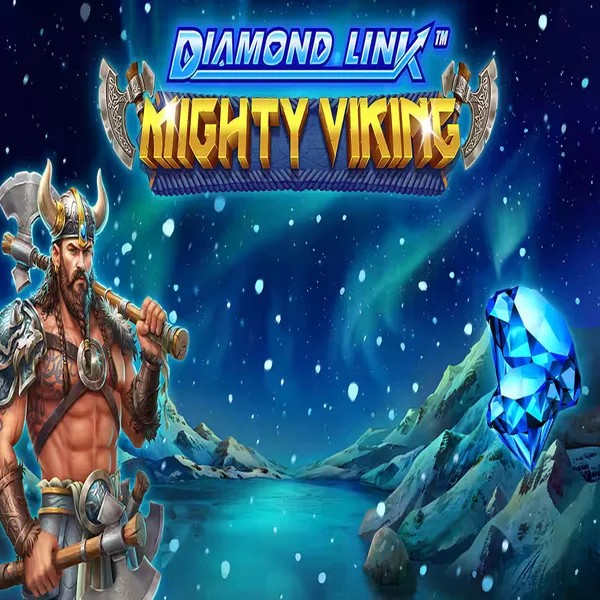 Diamond Link Mighty Viking casino game by Greentube – featured logo at Gambiva Casino