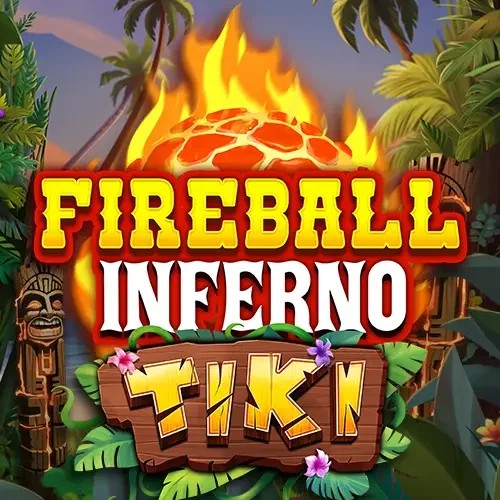 Fireball Inferno Tiki online game logo by NetEnt on gambivaa.eu