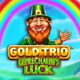 Gold Trio Leprechaun's Luck logo by Playtech at Gambiva Casino