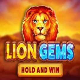 Lion Gems Hold and Win logo by Playson at Gambiva Casino