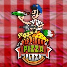Peppe’s Pepperoni Pizza Plaza game by Pragmatic Play – logo hosted on Gambiva Casino