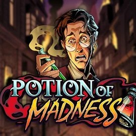 Slots logo of Potion of Madness from Play'n GO at Gambiva Casino