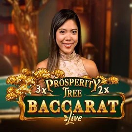 Live Casino logo of Prosperity Tree Baccarat from Evolution at Gambiva Casino