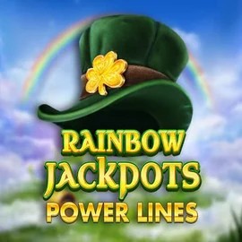Official Jackpots logo: Rainbow Jackpots Power Lines by Red Tiger Gaming at Gambiva Casino