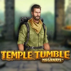 Slots logo of Temple Tumble Megaways from Relax Gaming at Gambiva Casino